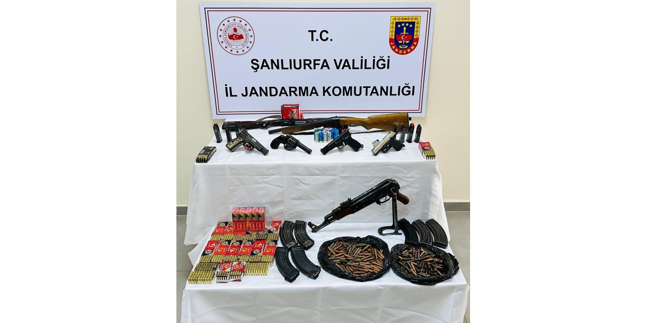 Şanlıurfa'da ruhsatsız silah operasyonu