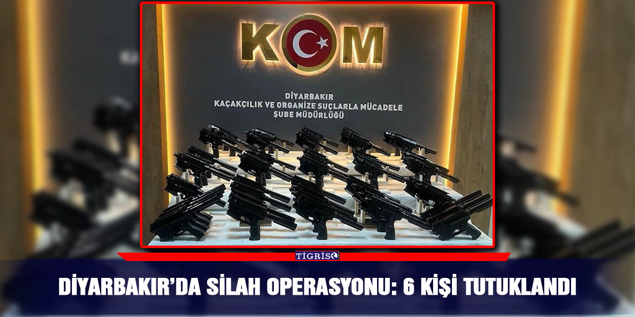 VİDEO - Diyarbakır’da silah operasyonu: 6 kişi tutuklandı