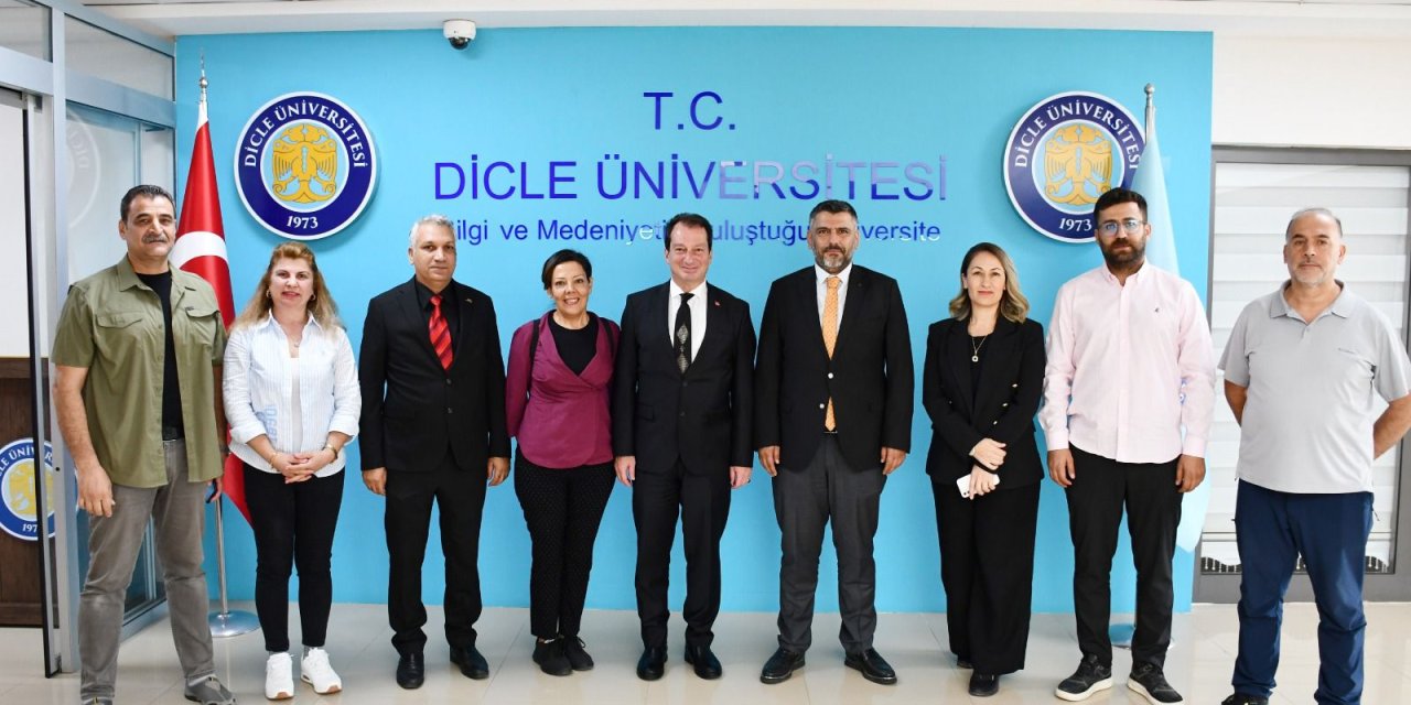 GGC'den Dicle Üniversitesi Rektörü Eronat'a ziyaret