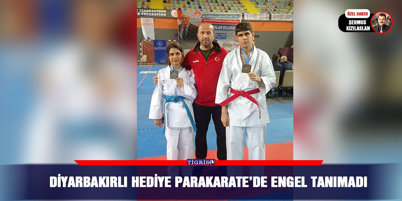 Diyarbakırlı Hediye Parakarate’de engel tanımadı