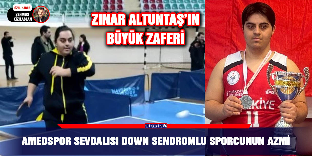 Amedspor sevdalısı Down sendromlu sporcunun azmi