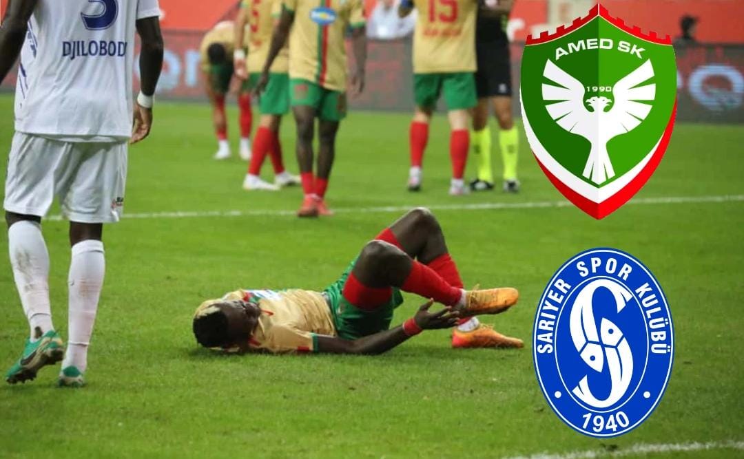 Amedspor - Sarıyer maçı sonrası PFDK’ye sevk edildi