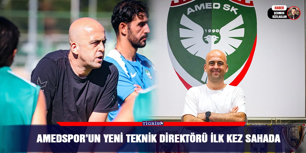 Amedspor’un yeni teknik direktörü ilk kez sahada