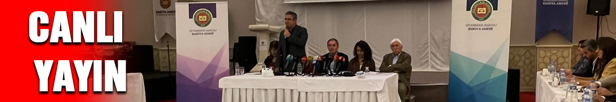 CANLI YAYIN - Tuncer Bakırhan Diyarbakır'da ‘süreç’ toplantısında açıklama yapıyor