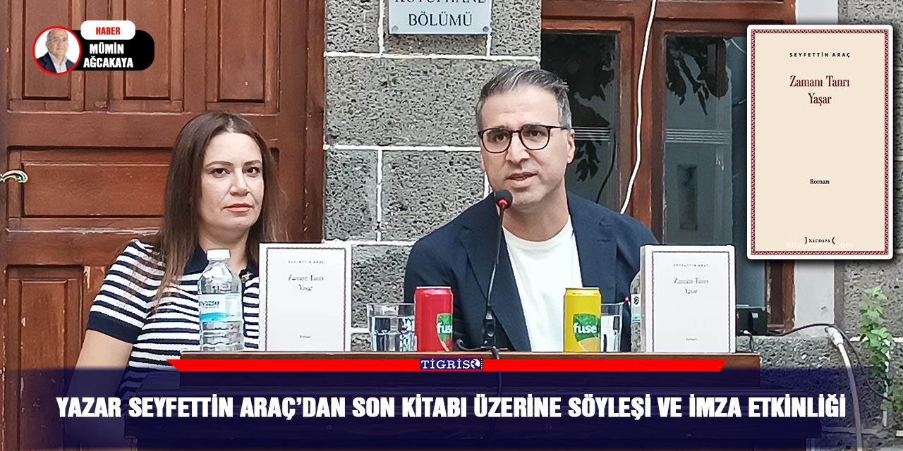 VİDEO - Yazar Seyfettin Araç’dan son kitabı üzerine söyleşi ve imza etkinliği