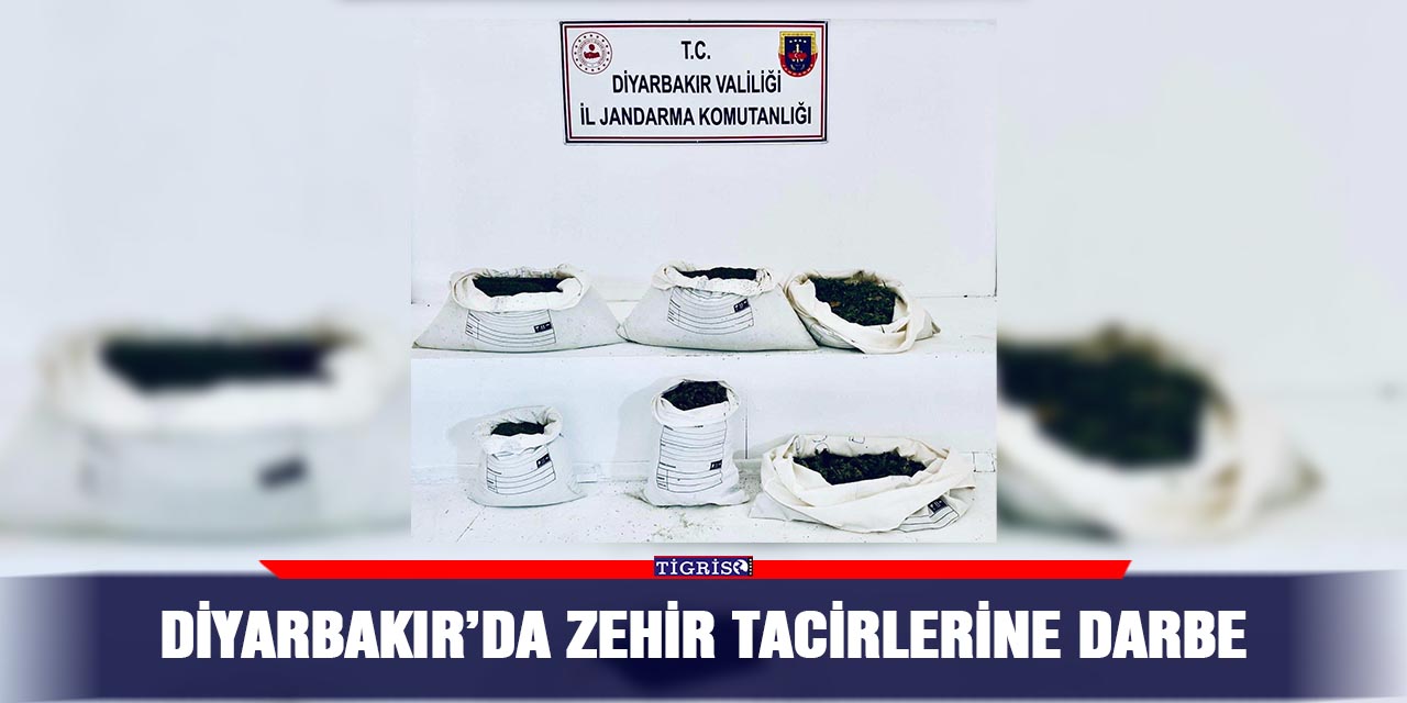 Diyarbakır’da zehir tacirlerine darbe