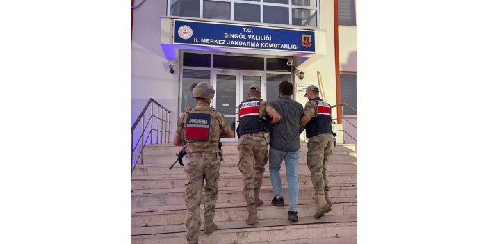 Bingöl’de kesinleşmiş hapis cezası bulunan zanlı yakalandı