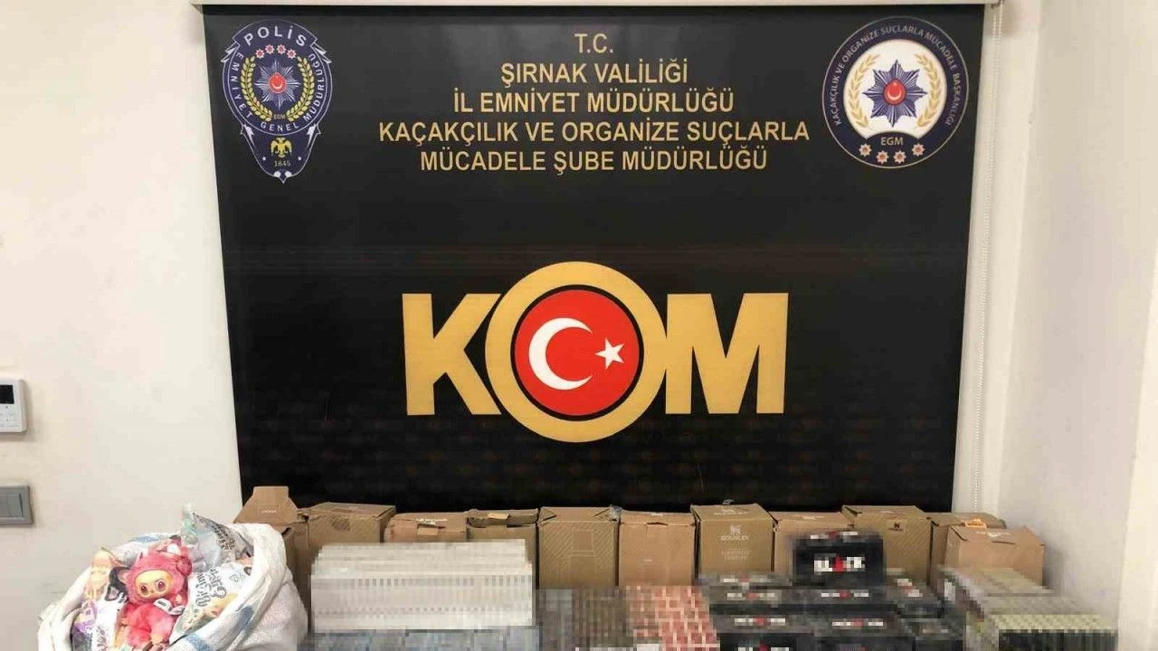 Şırnak’ta uyuşturucu ve kaçakçılık operasyonu