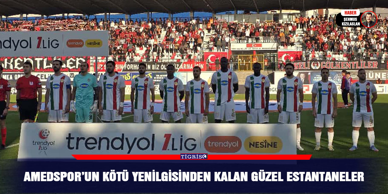 Amedspor’un Kötü Yenilgisinden Kalan Güzel Estantaneler