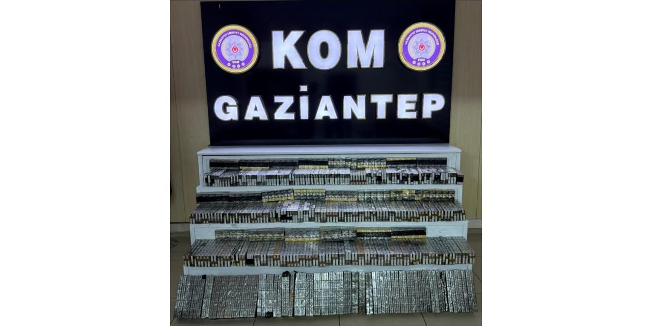 Gaziantep’te kaçakçılık operasyonu