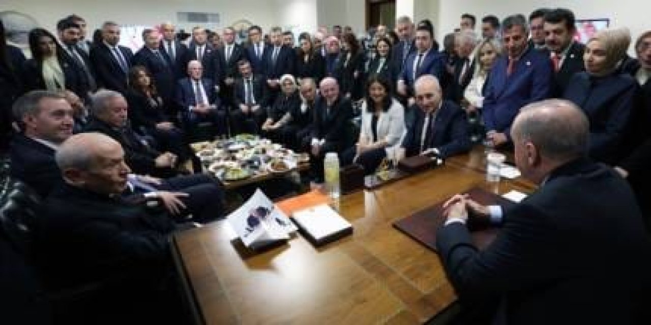 DEM Parti detayı: Meclis'te Erdoğan siyasi parti liderleriyle toplantı yaptı
