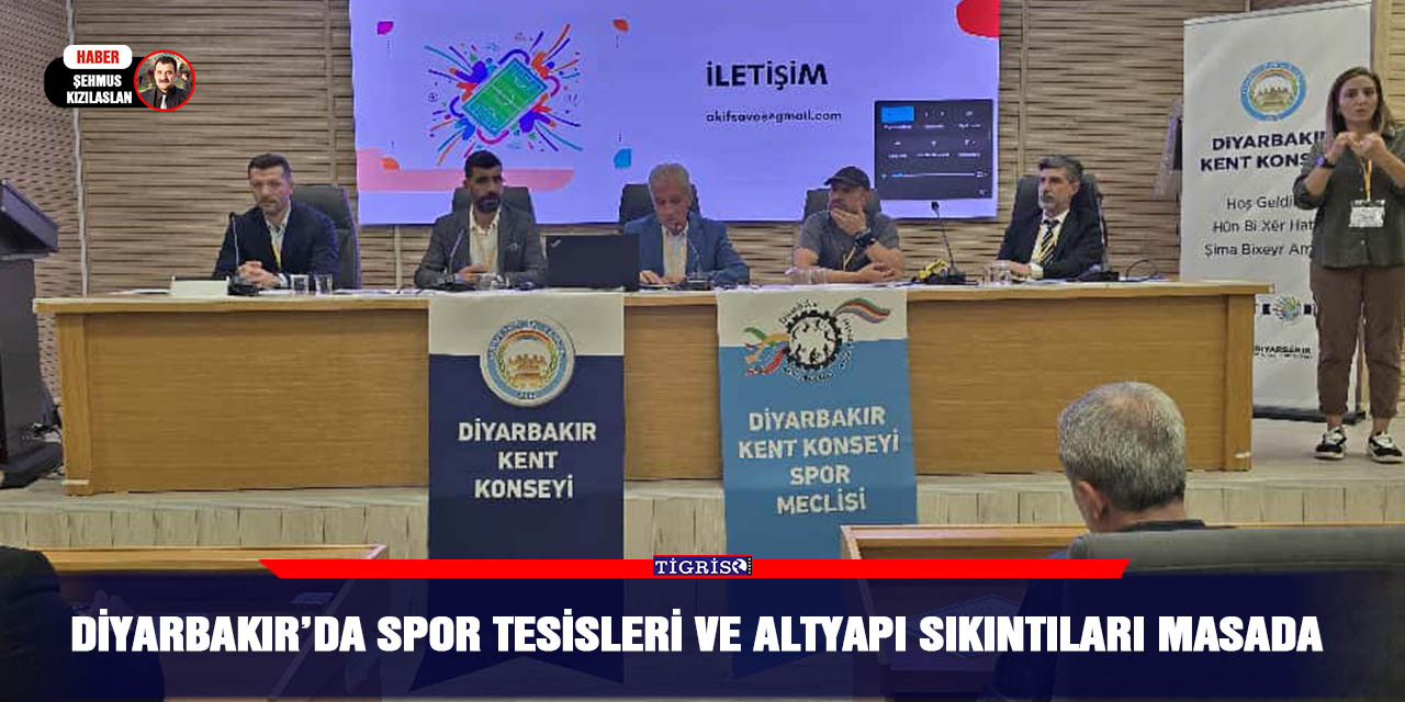 Diyarbakır’da Spor Tesisleri ve Altyapı Sıkıntıları masada