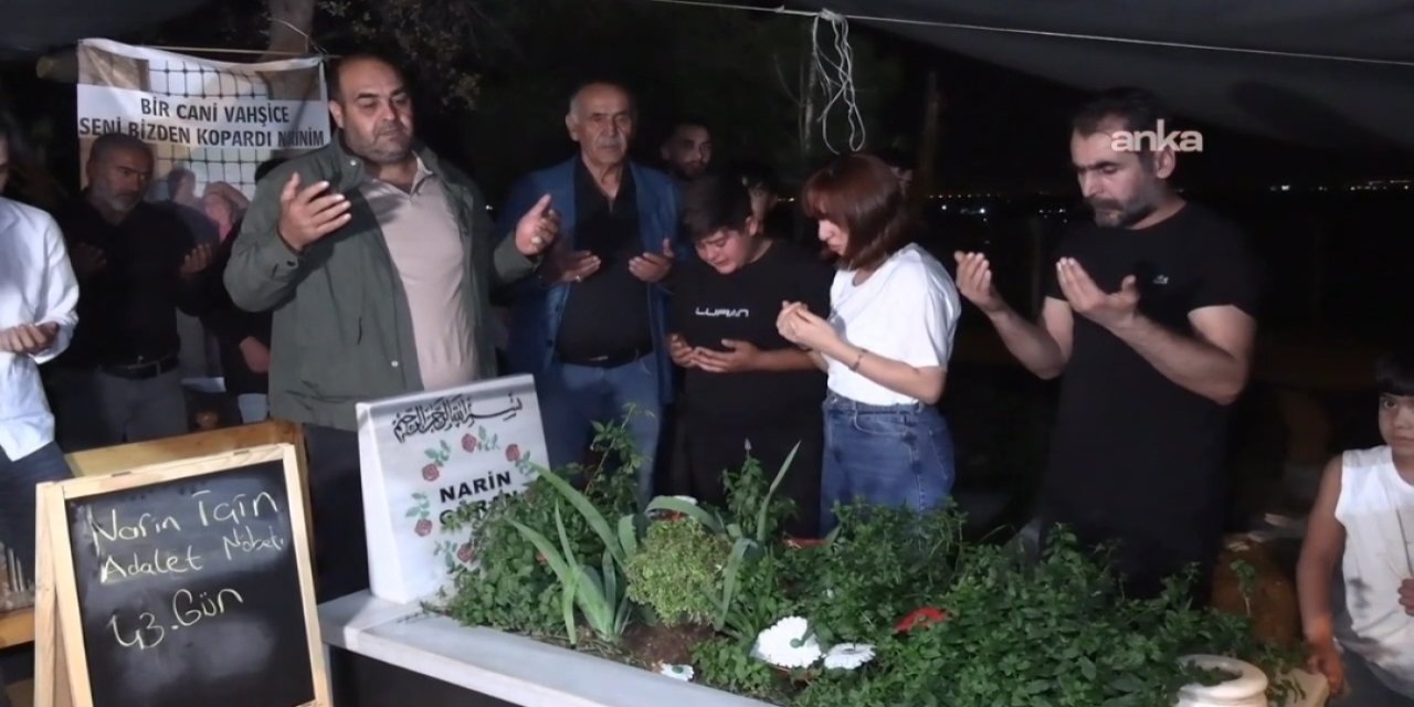 Narin Güran cinayetinde tahliye edilen 3 kişiden mezarlık ziyareti