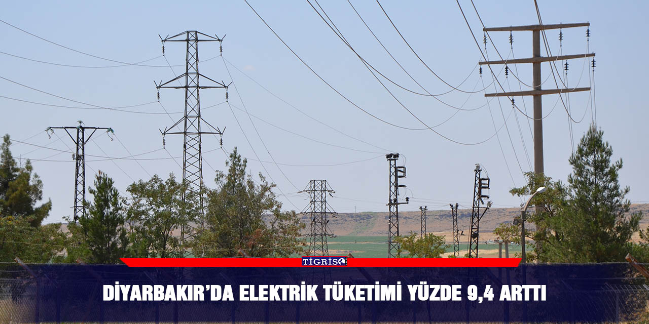 Diyarbakır’da elektrik tüketimi yüzde 9,4 arttı