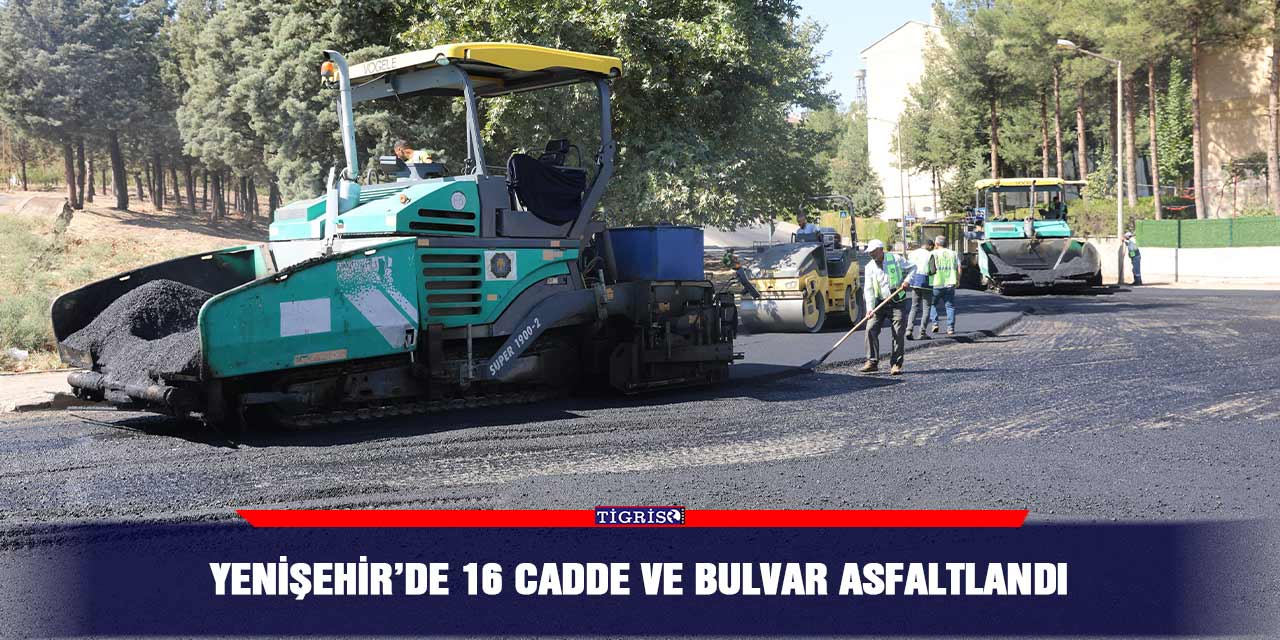 Yenişehir’de 16 cadde ve bulvar asfaltlandı