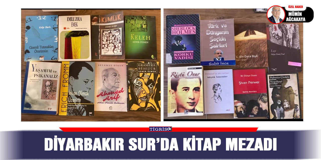 VİDEO - Diyarbakır Sur’da kitap mezadı