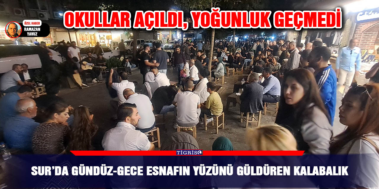 VİDEO - Sur’da gündüz-gece esnafın yüzünü güldüren kalabalık