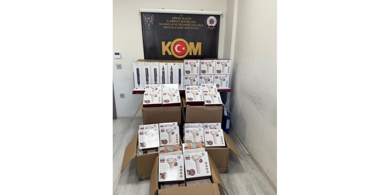 Şırnak’ta 7 milyon liralık kaçakçılık operasyonu