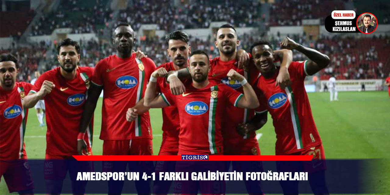 Amedspor’un 4-1 Farklı Galibiyetin fotoğrafları