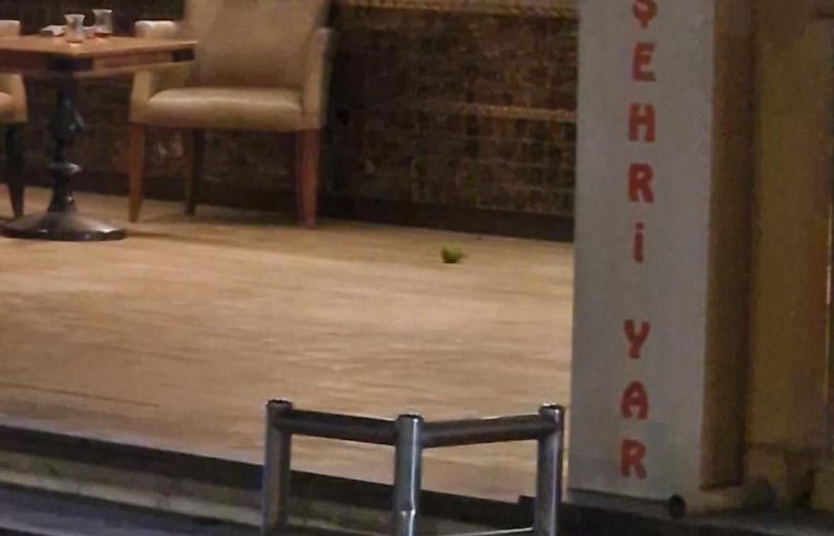 Pastaneye pimi çekilmemiş el bombası atıldı