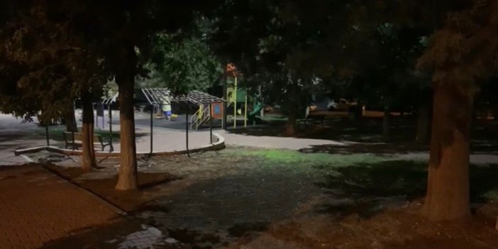 Parkta tartışma kanlı bitti