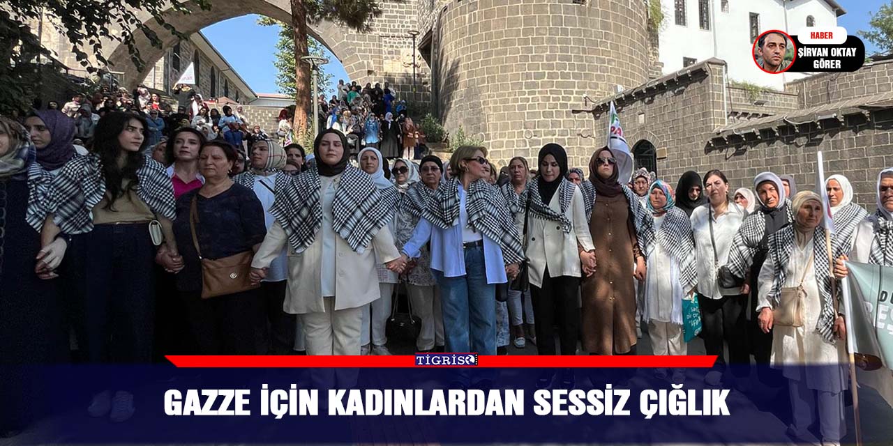 Gazze için kadınlardan sessiz çığlık