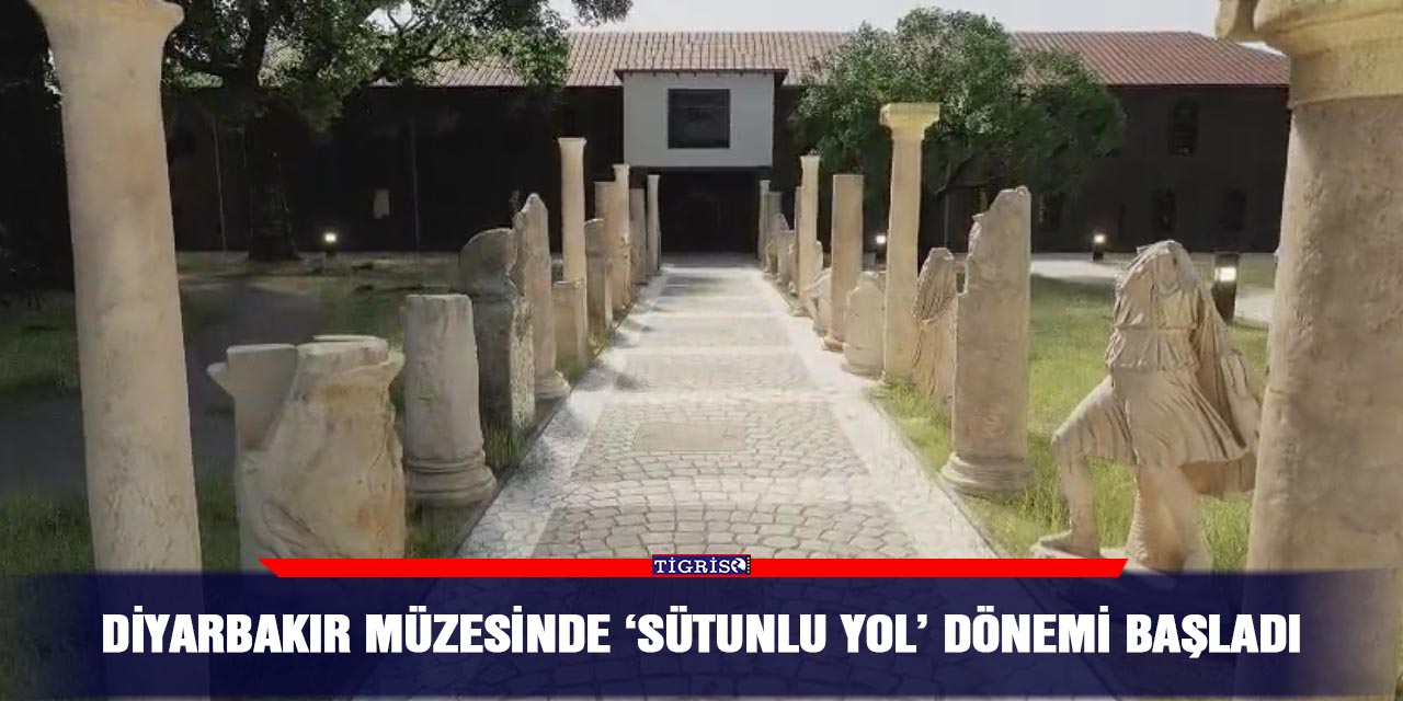 Diyarbakır Müzesinde ‘Sütunlu Yol’ dönemi başladı