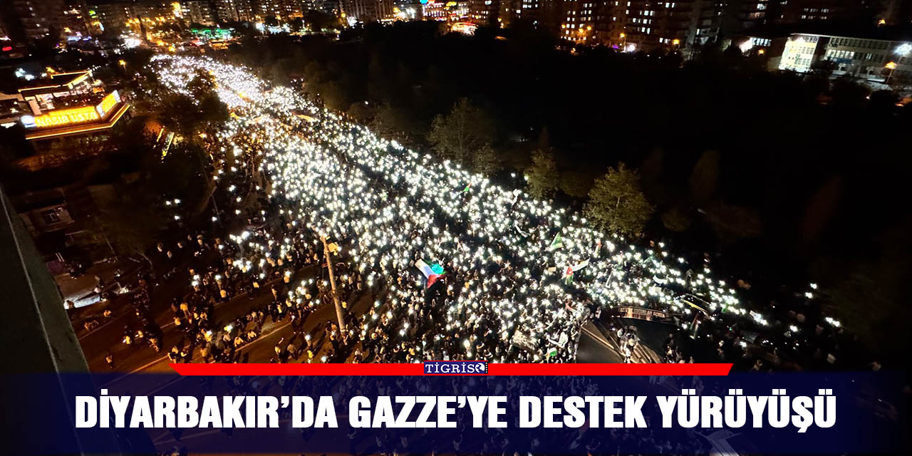 VİDEO - Diyarbakır’da Gazze’ye destek yürüyüşü