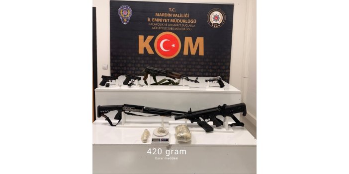 Mardin'de silah kaçakçılığı operasyonu: 3 gözaltı