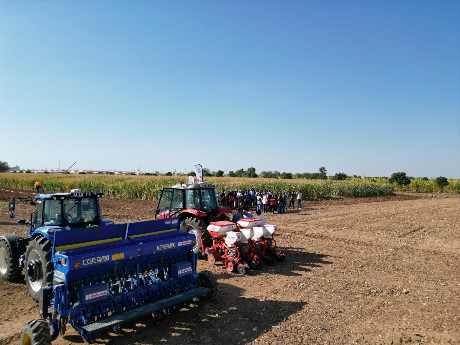 Şanlıurfa’da anıza ekim uygulaması