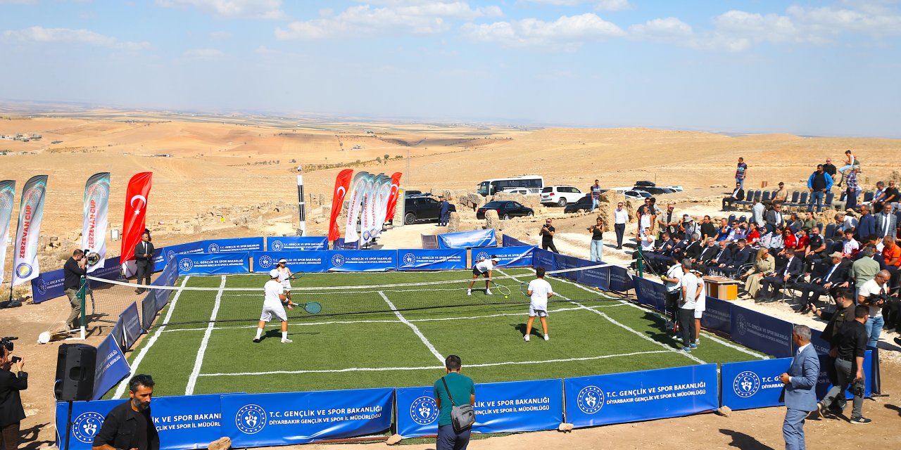 Diyarbakır'da "Zerzevan Cup 2025 Tenis Turnuvası" tanıtıldı