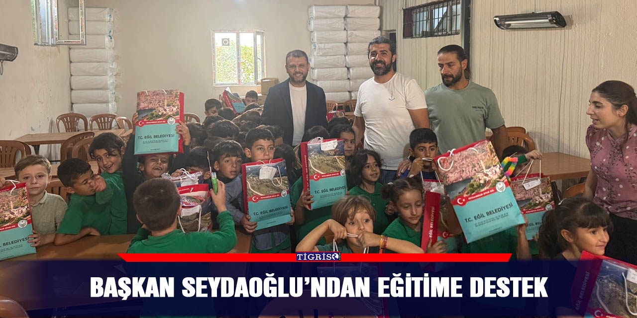 Başkan Seydaoğlu’ndan eğitime destek