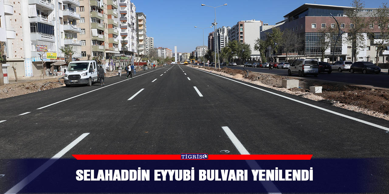 Selahaddin Eyyubi Bulvarı yenilendi