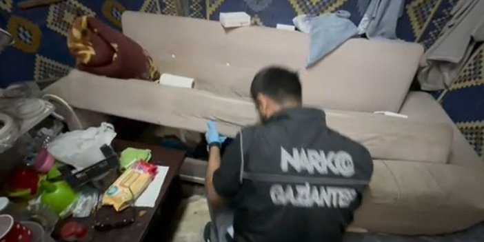 Gaziantep'te 7 kilo metamfetamin ele geçirildi