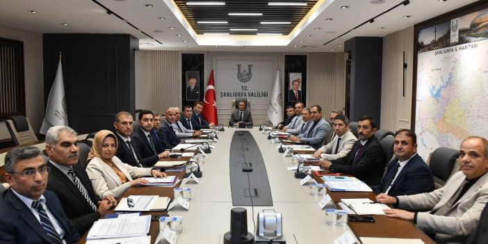 Şanlıurfa’da eğitimin genel durumu masaya yatırıldı