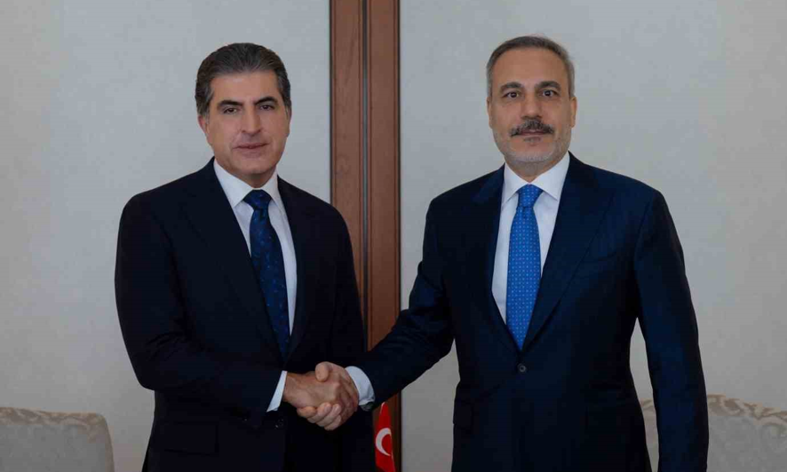 Bakan Fidan, Barzani ile görüştü