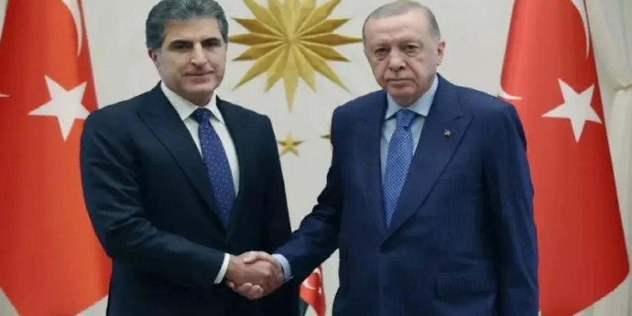 Erdoğan-Barzani görüşmesi başladı