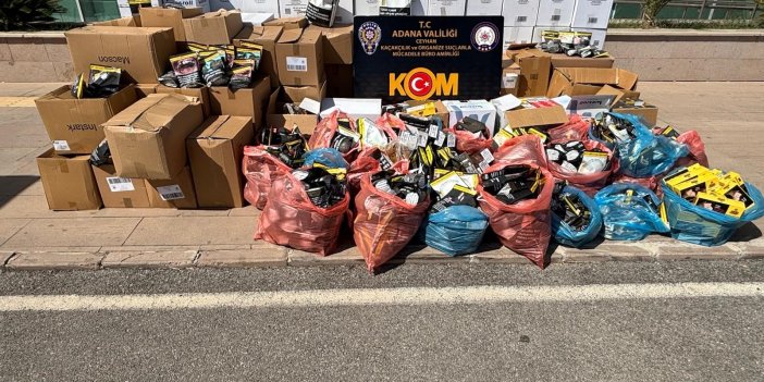 Adana'da kaçakçılık operasyonu: 20 gözaltı