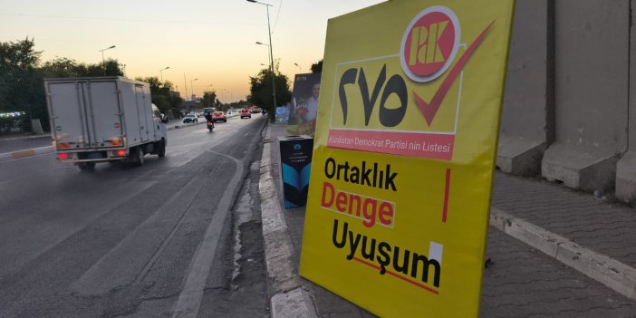 KDP’den Türkçe afişli seçim kampanyası