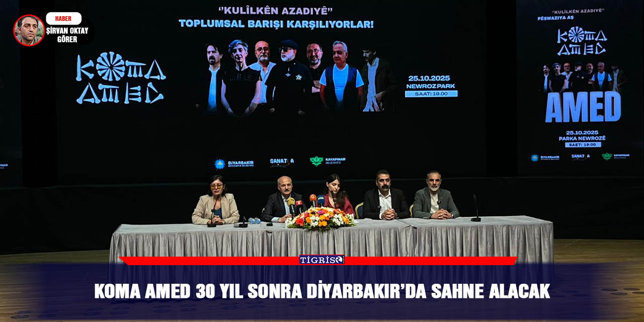 Koma Amed 30 yıl sonra Diyarbakır’da sahne alacak