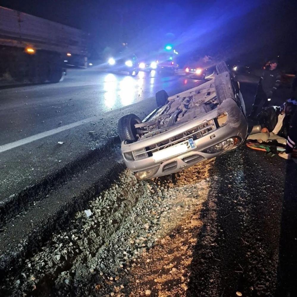 Otomobil takla attı: 2 yaralı