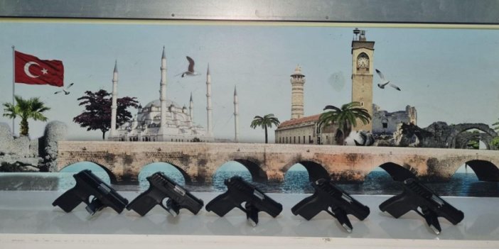 5 ruhsatsız tabanca yakalatan şüpheli tutuklandı