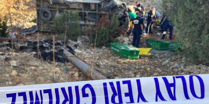 Minibüs kazasında ölü sayısı 6’ya yükseldi