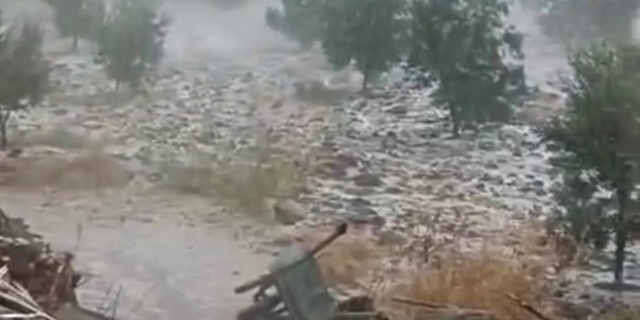 Hatay’da dolu yağışı hayatı olumsuz etkiledi