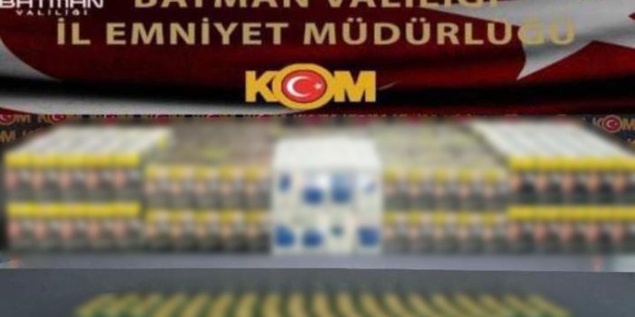 Batman’da kaçakçılık operasyonu