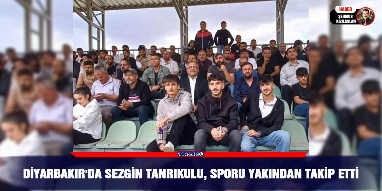 Diyarbakır'da Sezgin Tanrıkulu, sporu yakından takip etti