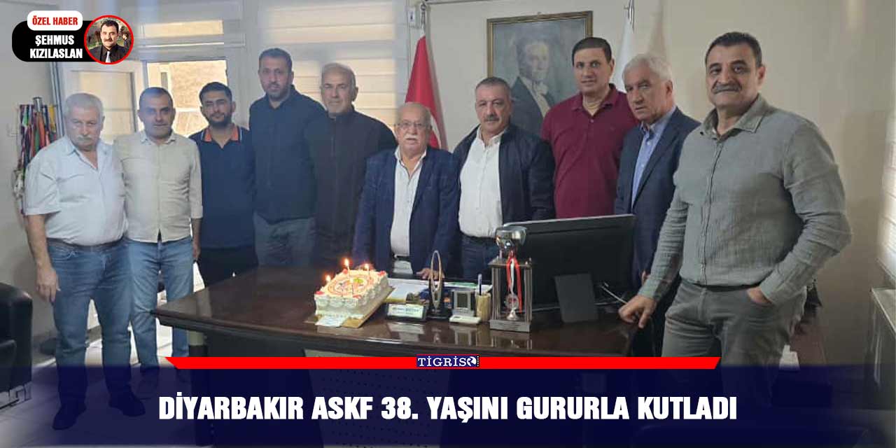 Diyarbakır ASKF 38. Yaşını Gururla Kutladı