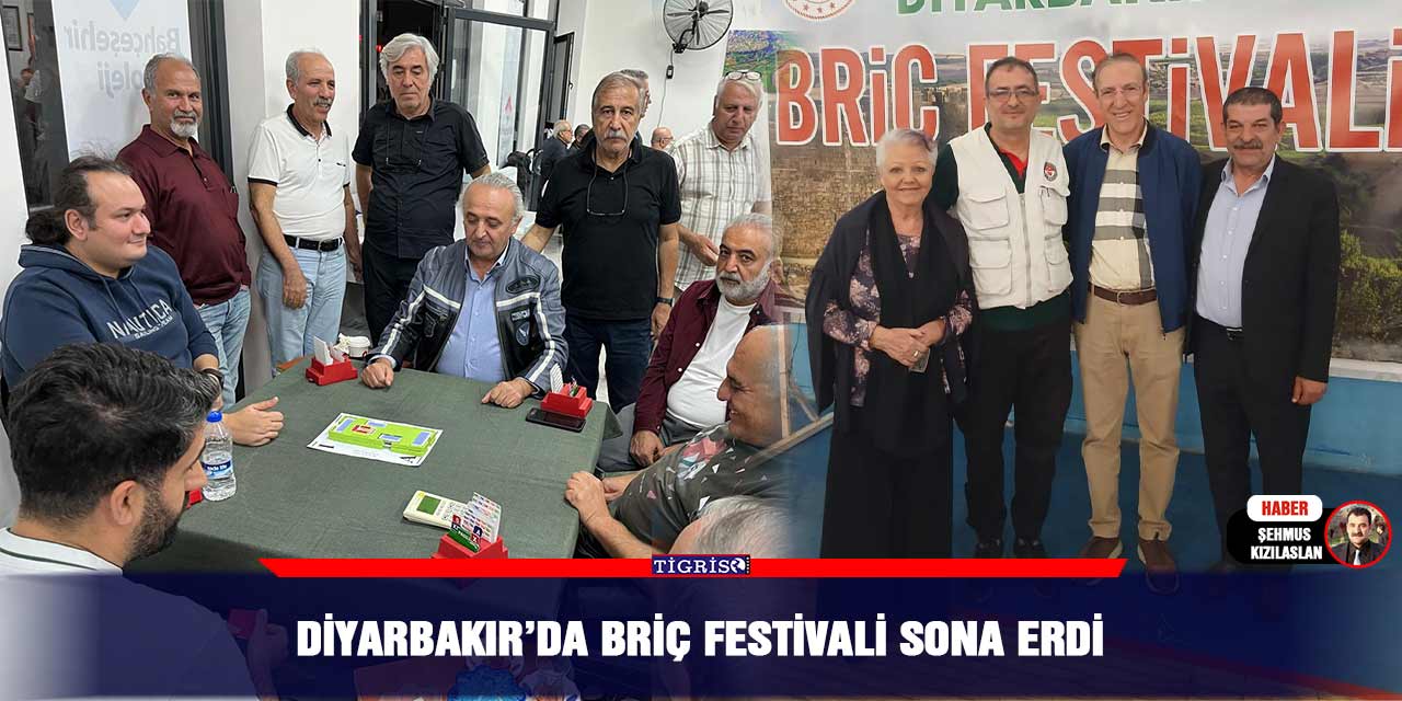 Diyarbakır’da Briç Festivali sona erdi