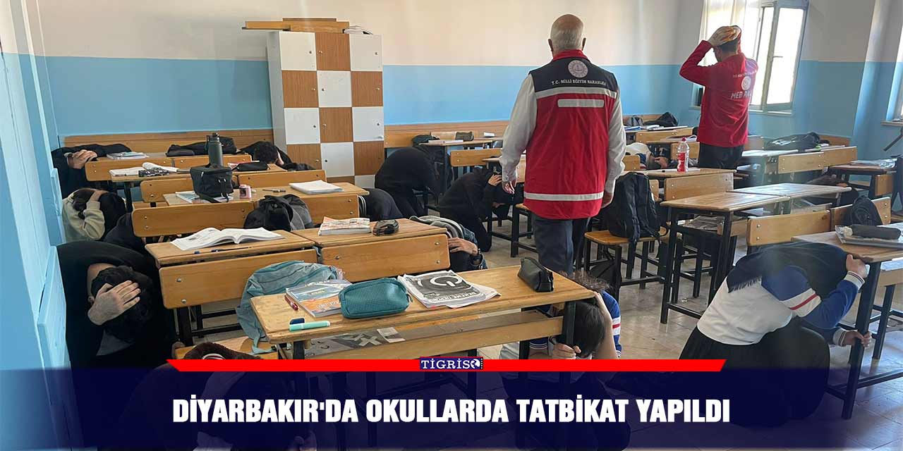 Diyarbakır'da okullarda tatbikat yapıldı