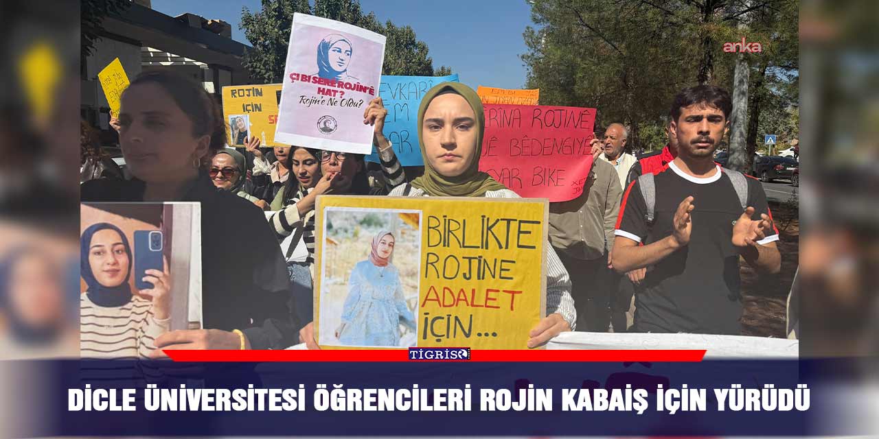 Dicle Üniversitesi öğrencileri Rojin Kabaiş için yürüdü